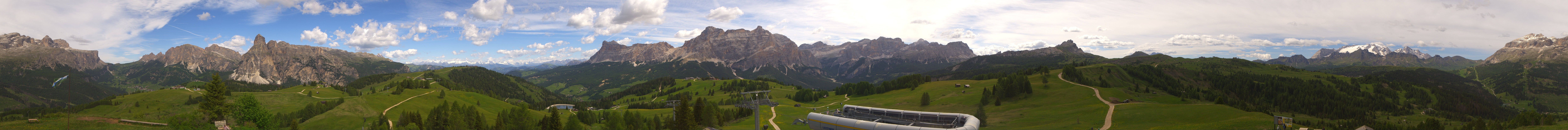 Archiv Foto Webcam Alta Badia: Panorama Bioch Hütte