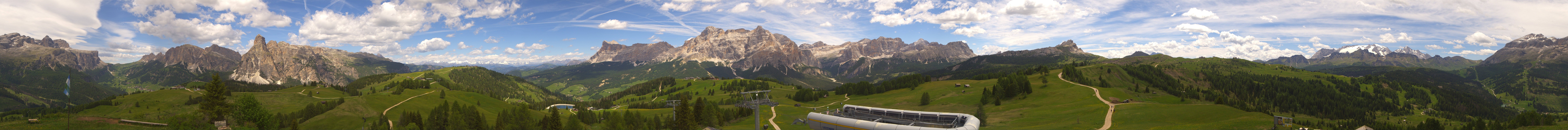 Archiv Foto Webcam Alta Badia: Panorama Bioch Hütte