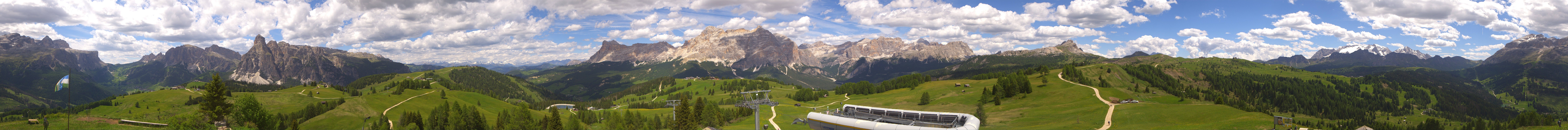 Archiv Foto Webcam Alta Badia: Panorama Bioch Hütte