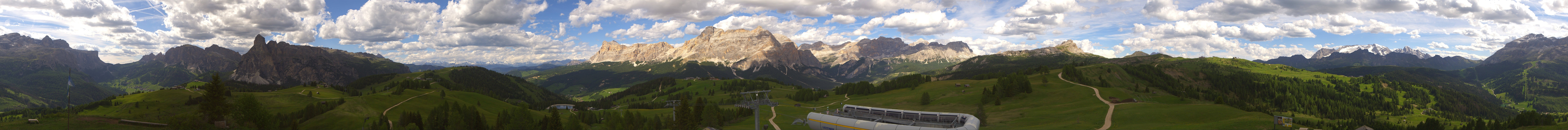 Archiv Foto Webcam Alta Badia: Panorama Bioch Hütte
