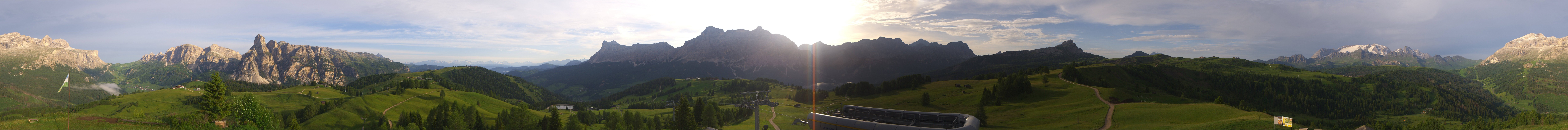 Archiv Foto Webcam Alta Badia: Panorama Bioch Hütte
