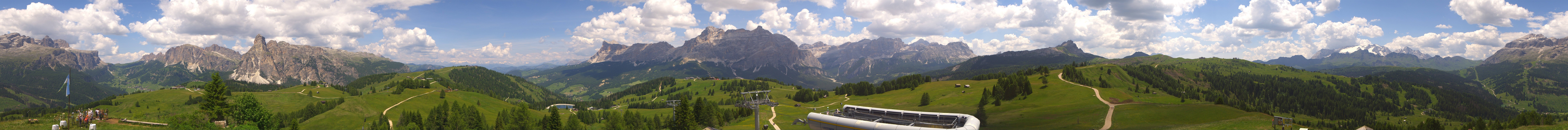 Archiv Foto Webcam Alta Badia: Panorama Bioch Hütte