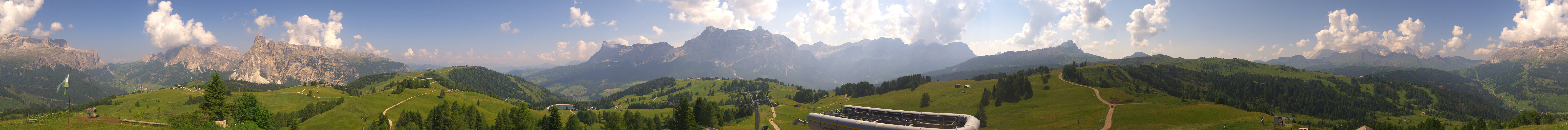 Archiv Foto Webcam Alta Badia: Panorama Bioch Hütte