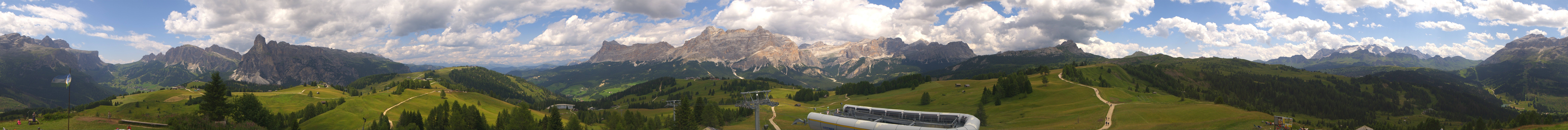 Archiv Foto Webcam Alta Badia: Panorama Bioch Hütte