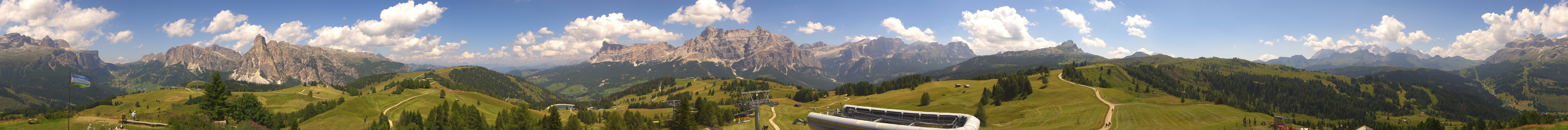 Archiv Foto Webcam Alta Badia: Panorama Bioch Hütte