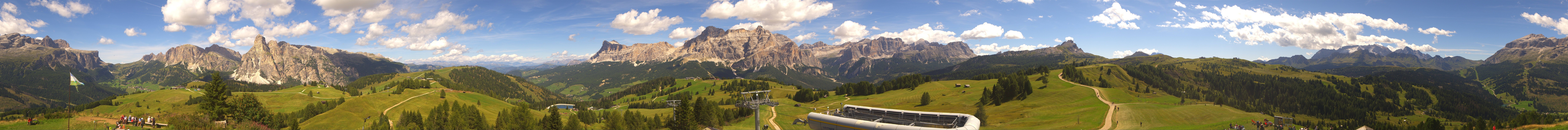 Archiv Foto Webcam Alta Badia: Panorama Bioch Hütte