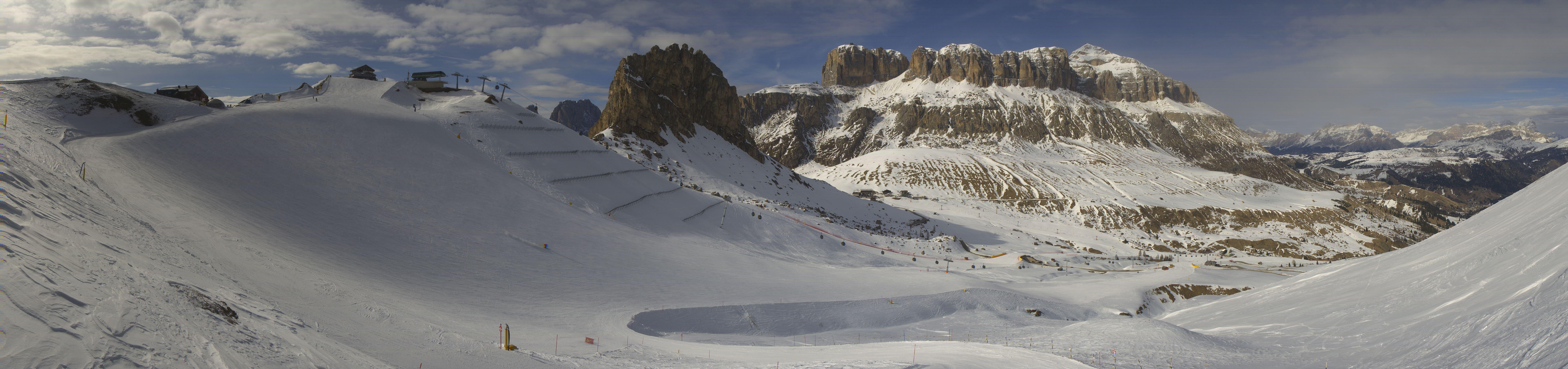 Archiv Foto Webcam Fassatal Panorama - Pordoi Pass