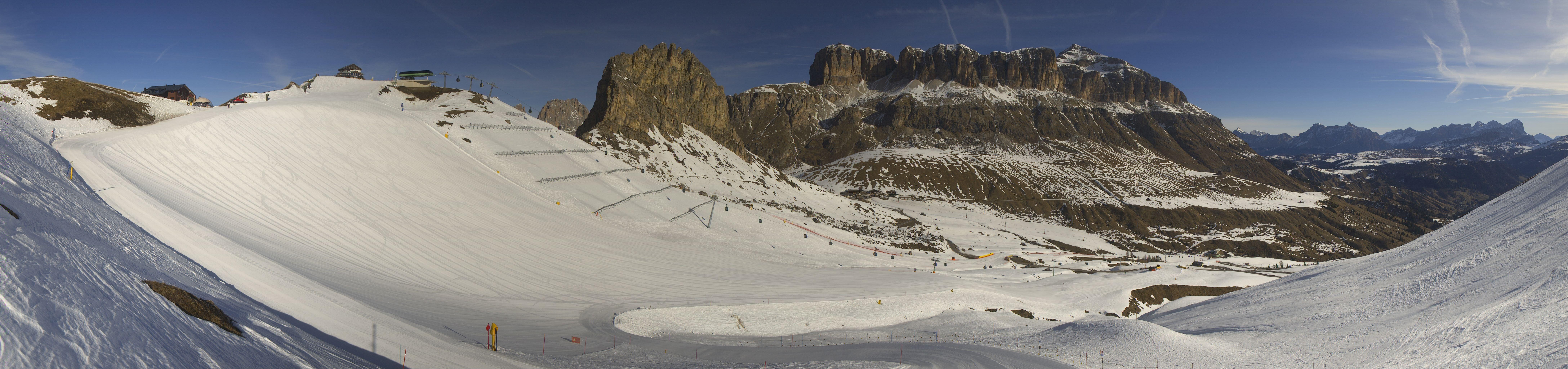 Archiv Foto Webcam Fassatal Panorama - Pordoi Pass