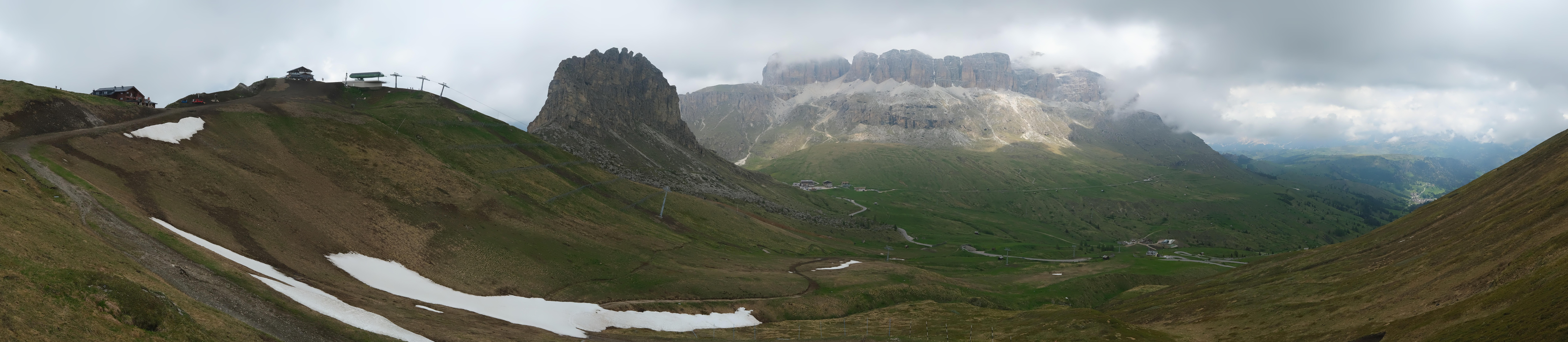 Archiv Foto Webcam Fassatal Panorama - Pordoi Pass