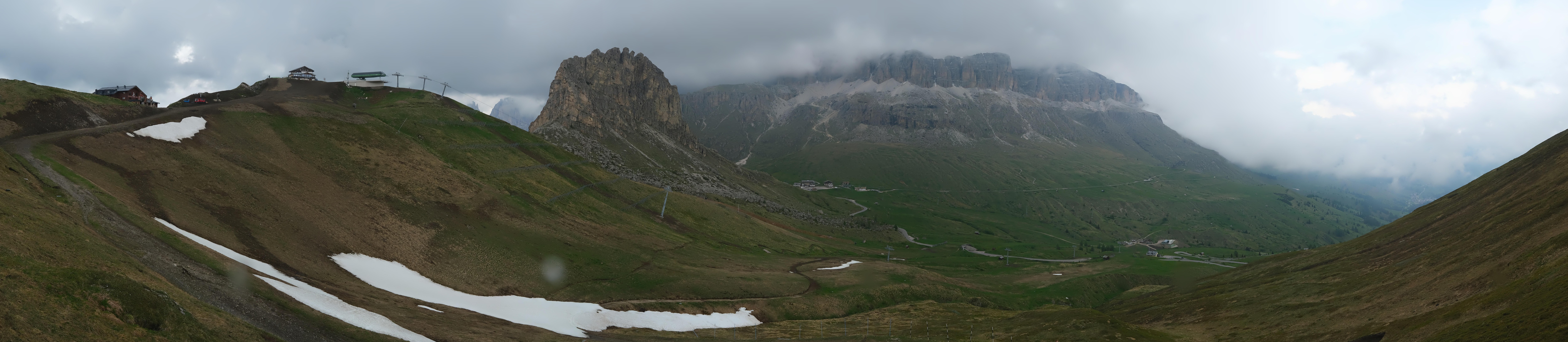 Archiv Foto Webcam Fassatal Panorama - Pordoi Pass