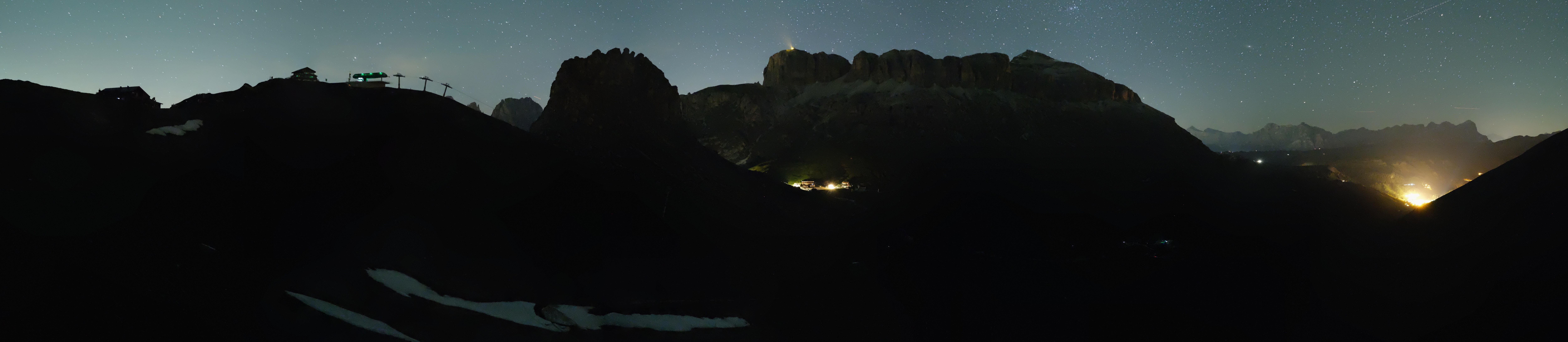 Archived image Webcam Fassa Valley Panorama, Pordoi Pass