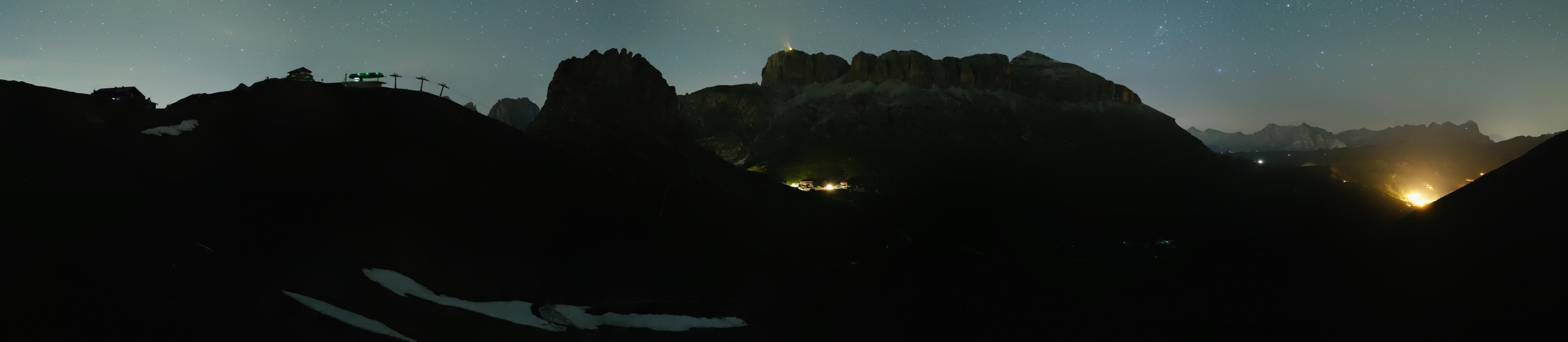 Archived image Webcam Fassa Valley Panorama, Pordoi Pass