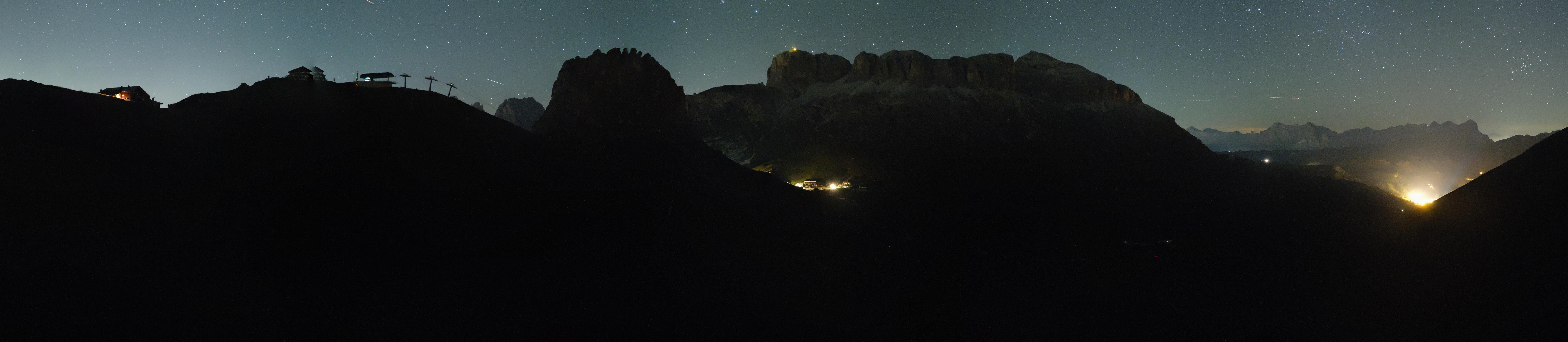 Archived image Webcam Fassa Valley Panorama, Pordoi Pass