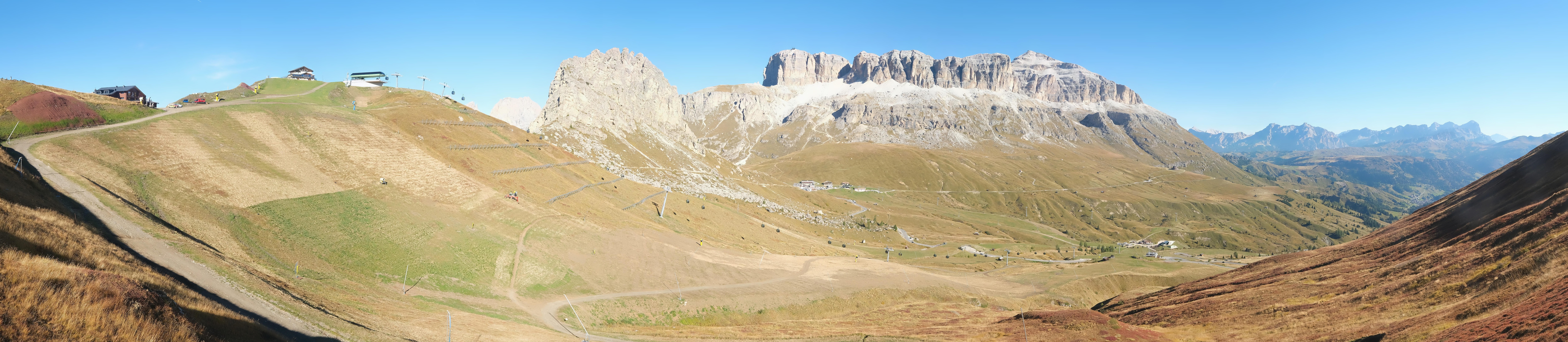 Archiv Foto Webcam Fassatal Panorama - Pordoi Pass