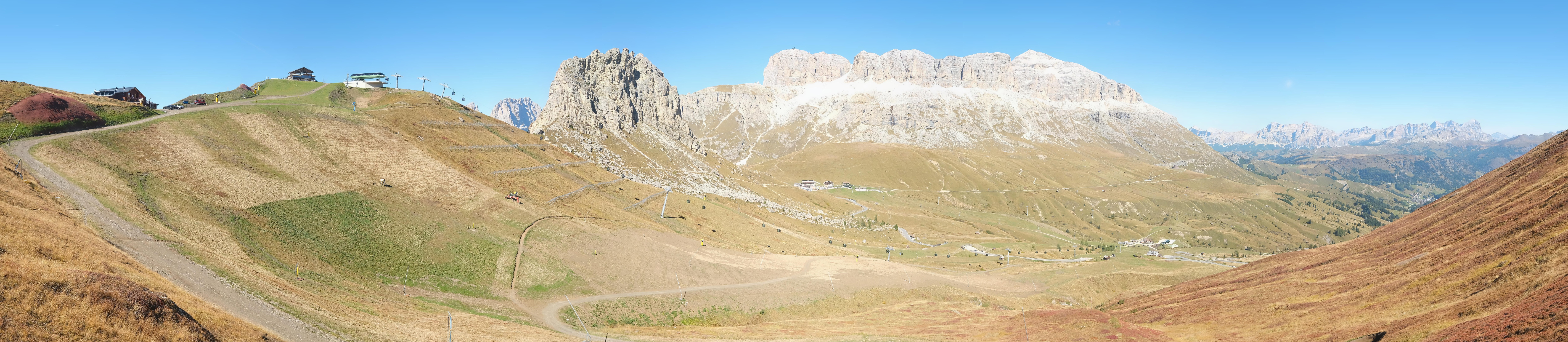 Archiv Foto Webcam Fassatal Panorama - Pordoi Pass