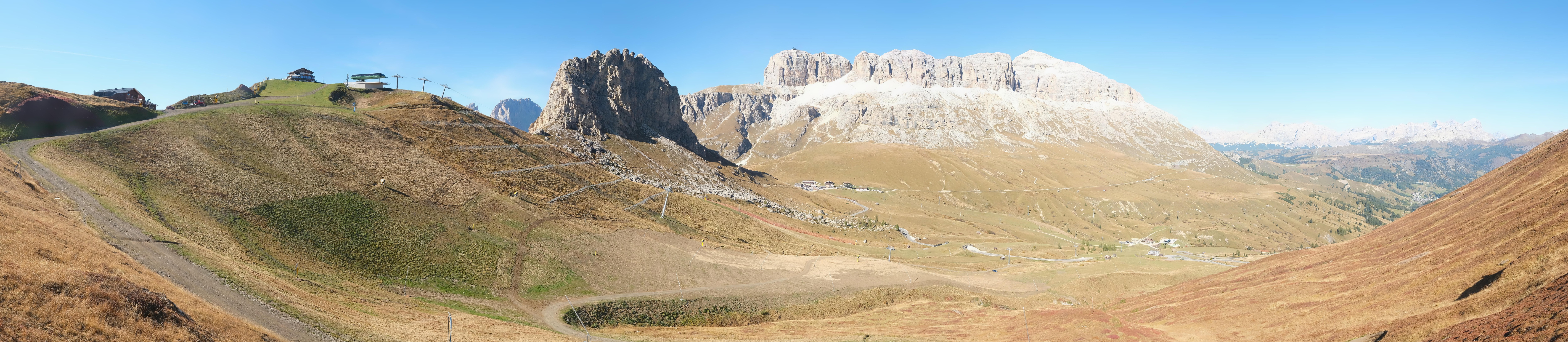 Archiv Foto Webcam Fassatal Panorama - Pordoi Pass
