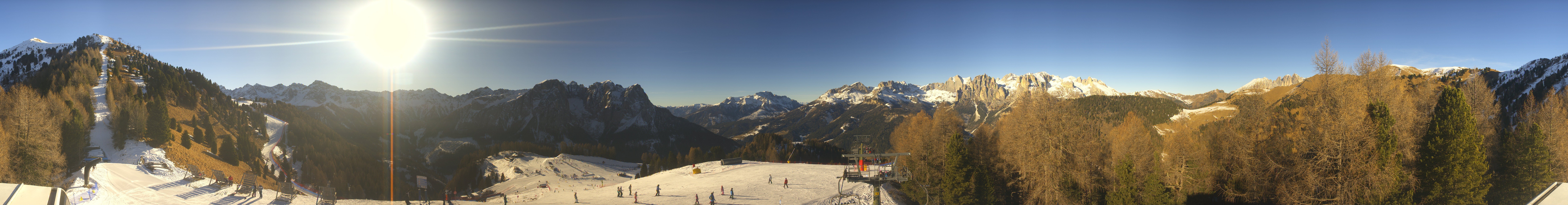 Archiv Foto Webcam Panorama Pozza di Fassa - Buffaure