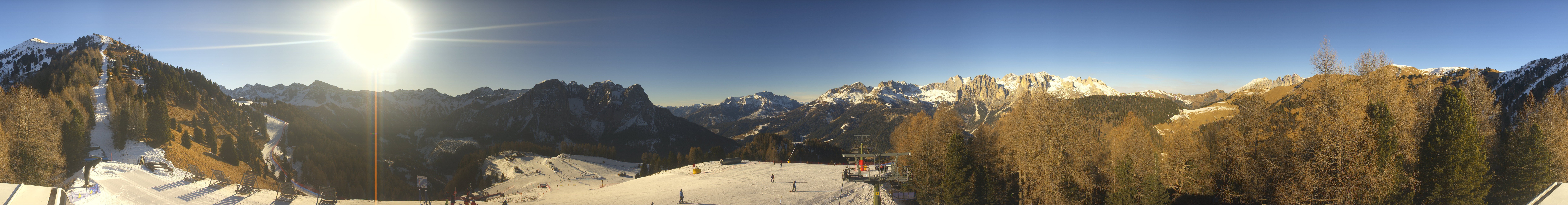 Archiv Foto Webcam Panorama Pozza di Fassa - Buffaure
