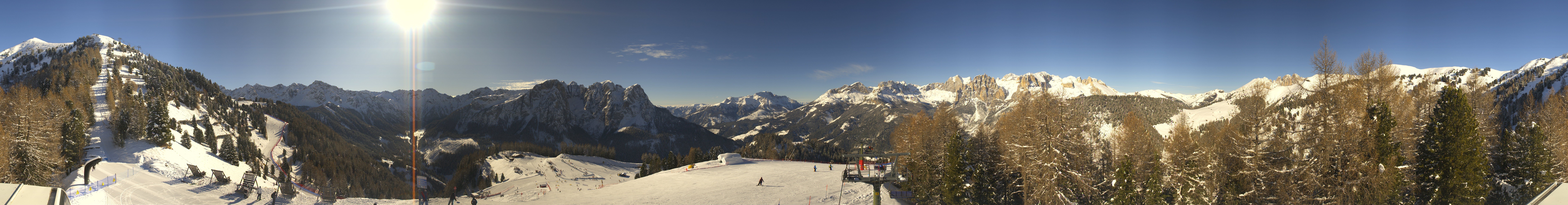 Archiv Foto Webcam Panorama Pozza di Fassa - Buffaure