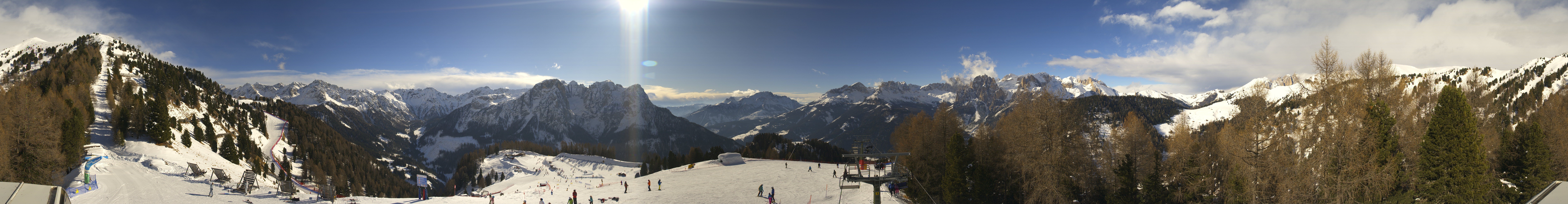 Archiv Foto Webcam Panorama Pozza di Fassa - Buffaure