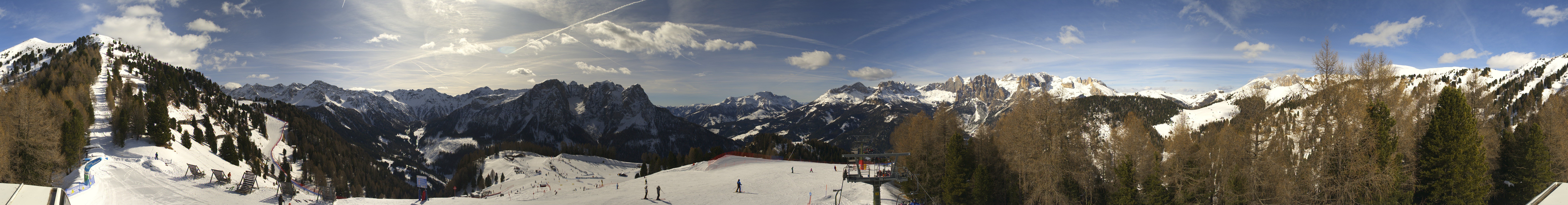 Archiv Foto Webcam Panorama Pozza di Fassa - Buffaure