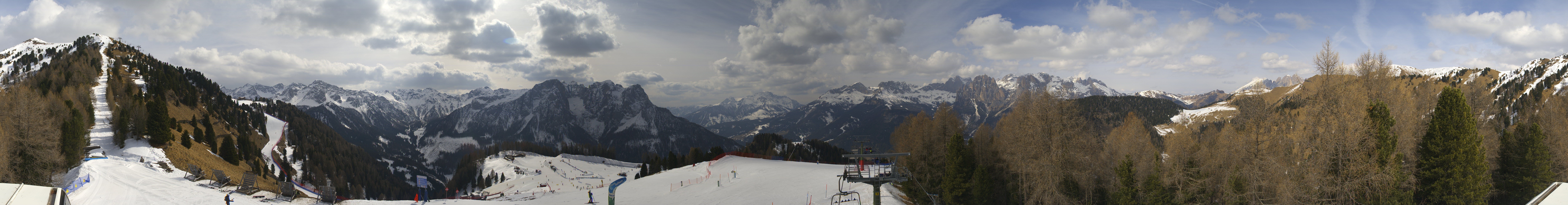 Archiv Foto Webcam Panorama Pozza di Fassa - Buffaure