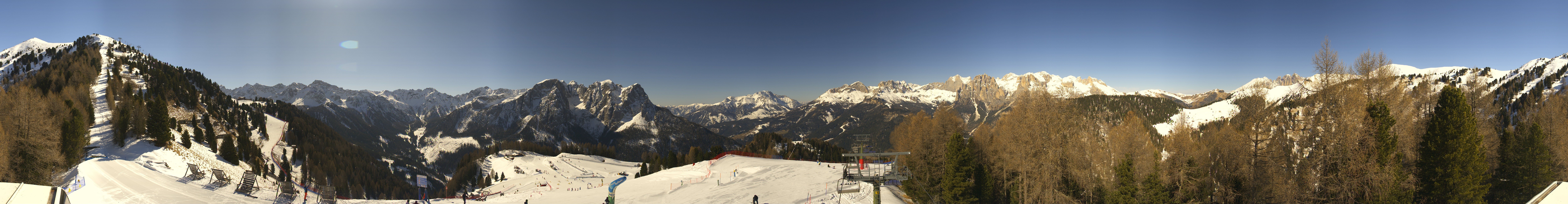 Archiv Foto Webcam Panorama Pozza di Fassa - Buffaure