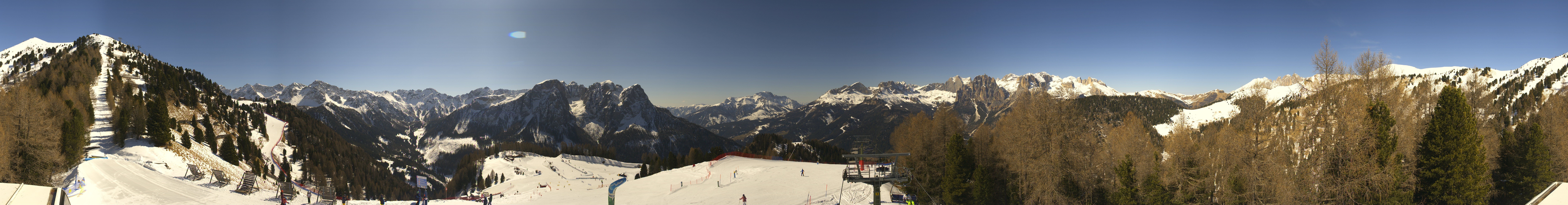 Archiv Foto Webcam Panorama Pozza di Fassa - Buffaure