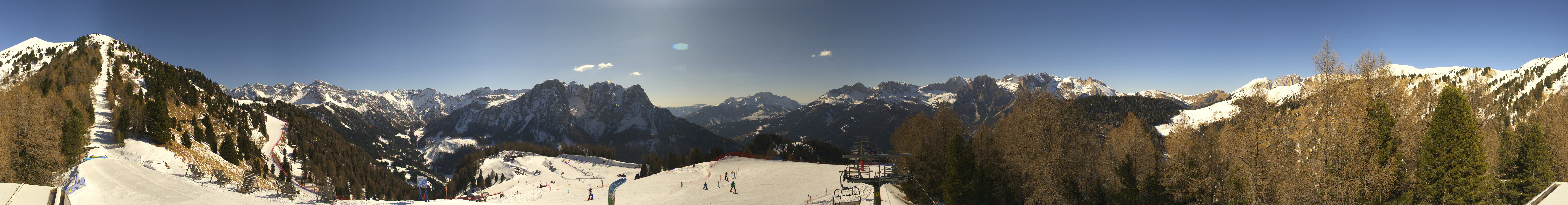 Archiv Foto Webcam Panorama Pozza di Fassa - Buffaure
