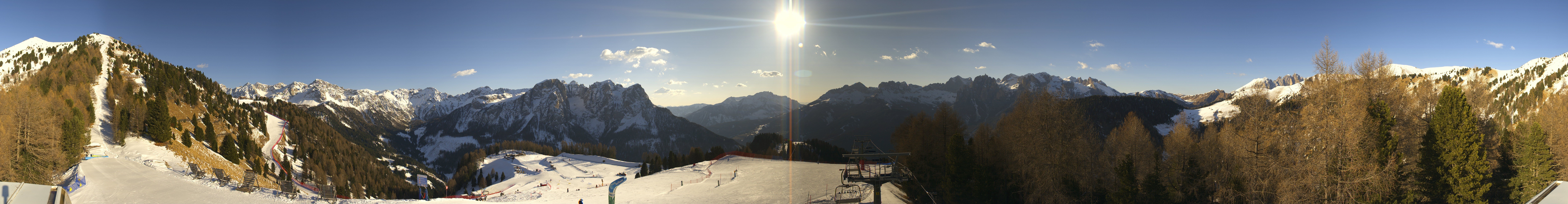 Archiv Foto Webcam Panorama Pozza di Fassa - Buffaure