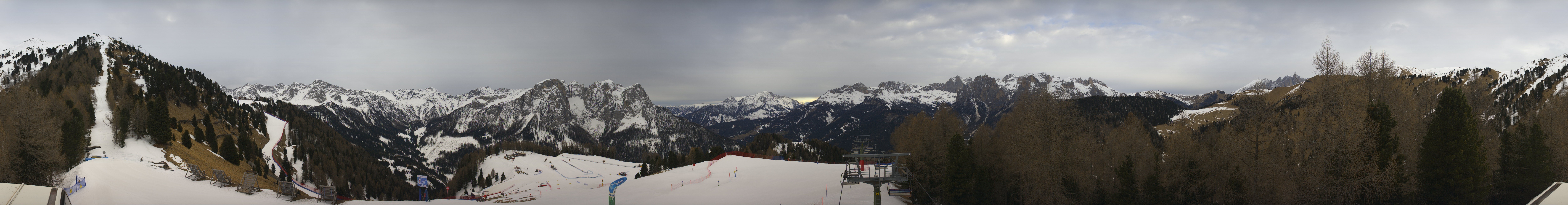 Archiv Foto Webcam Panorama Pozza di Fassa - Buffaure