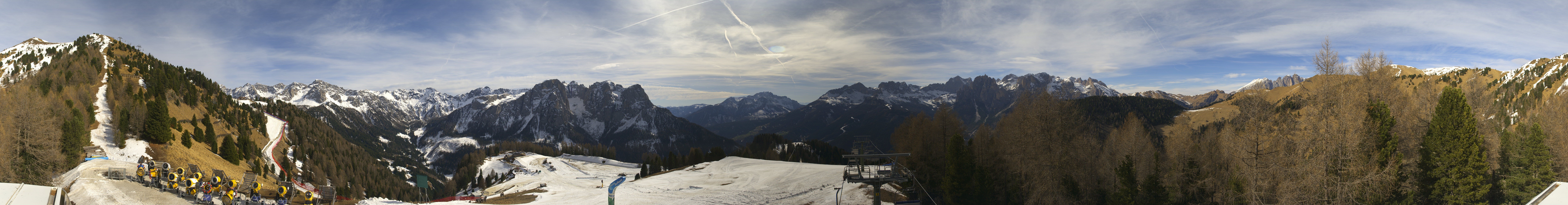 Archiv Foto Webcam Panorama Pozza di Fassa - Buffaure