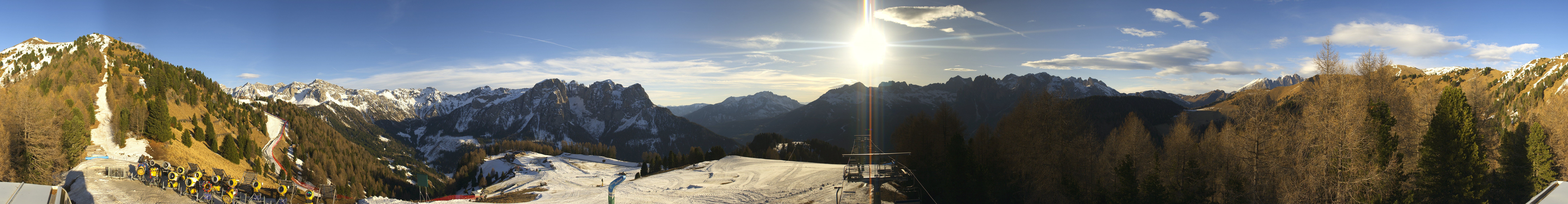 Archiv Foto Webcam Panorama Pozza di Fassa - Buffaure