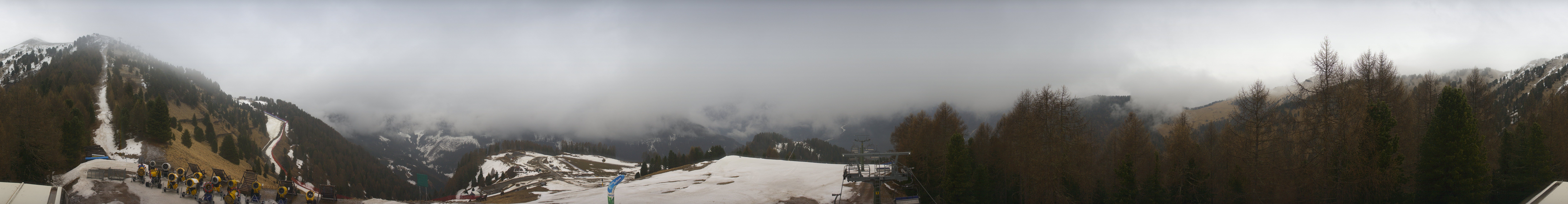 Archived image Webcam Dolomites Panorama - Pozza di Fassa