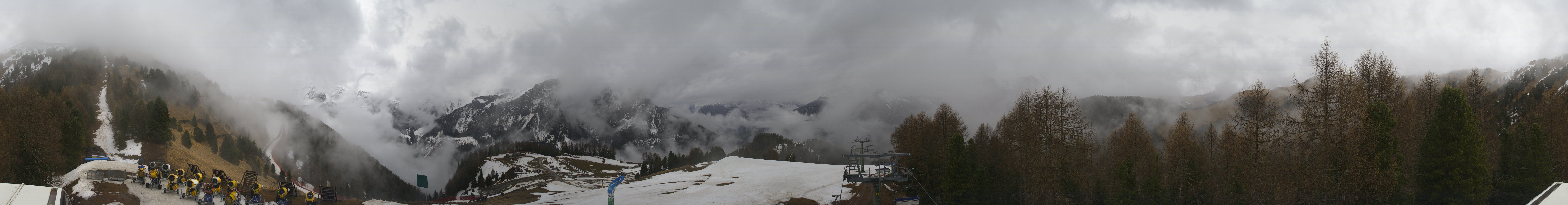 Archived image Webcam Dolomites Panorama - Pozza di Fassa