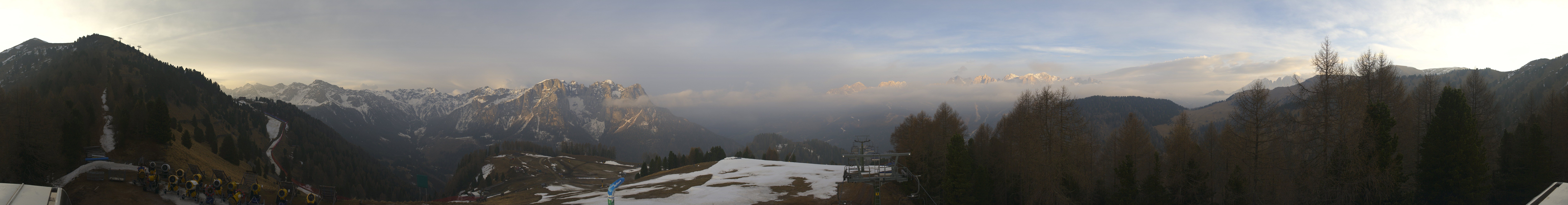 Archiv Foto Webcam Panorama Pozza di Fassa - Buffaure