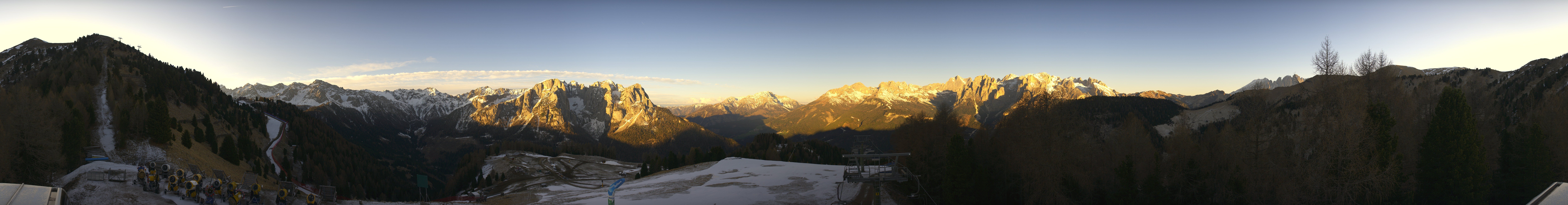 Archiv Foto Webcam Panorama Pozza di Fassa - Buffaure