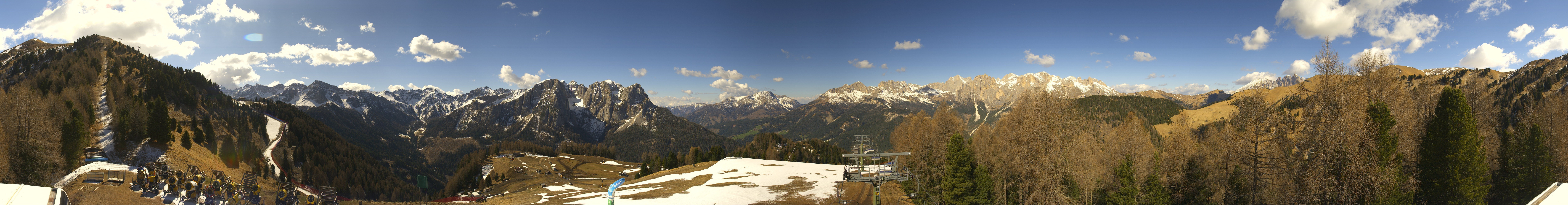 Archiv Foto Webcam Panorama Pozza di Fassa - Buffaure