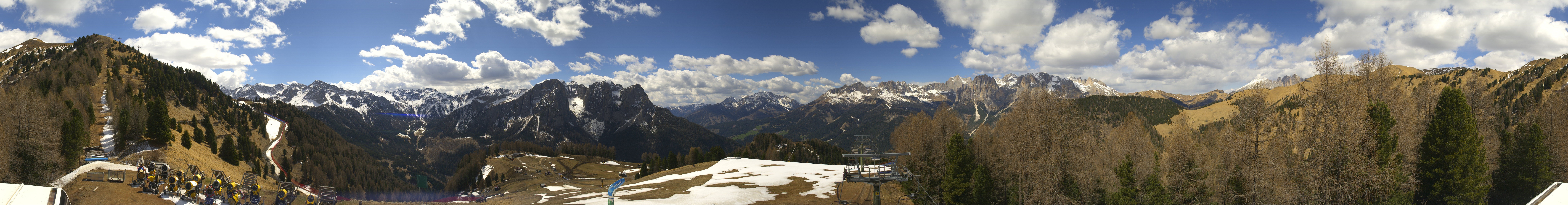 Archiv Foto Webcam Panorama Pozza di Fassa - Buffaure