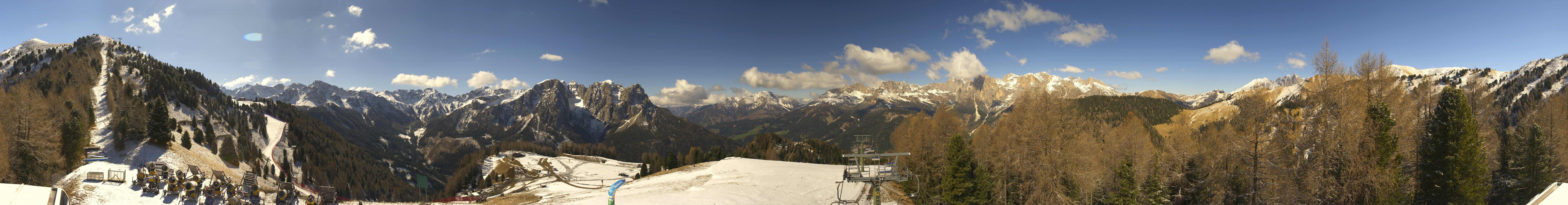 Archiv Foto Webcam Panorama Pozza di Fassa - Buffaure