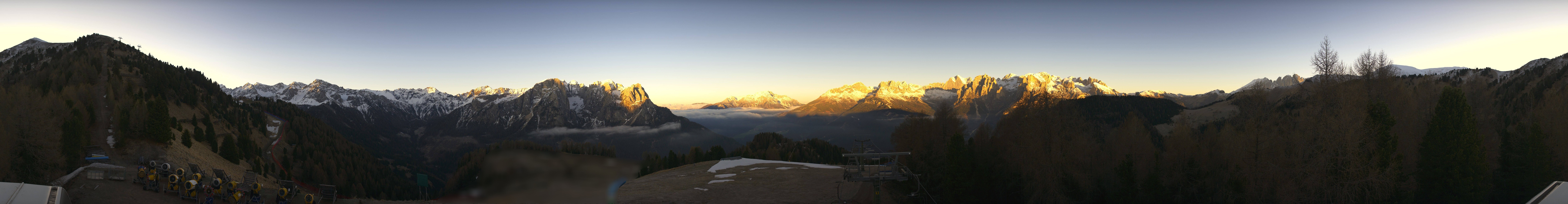 Archiv Foto Webcam Panorama Pozza di Fassa - Buffaure