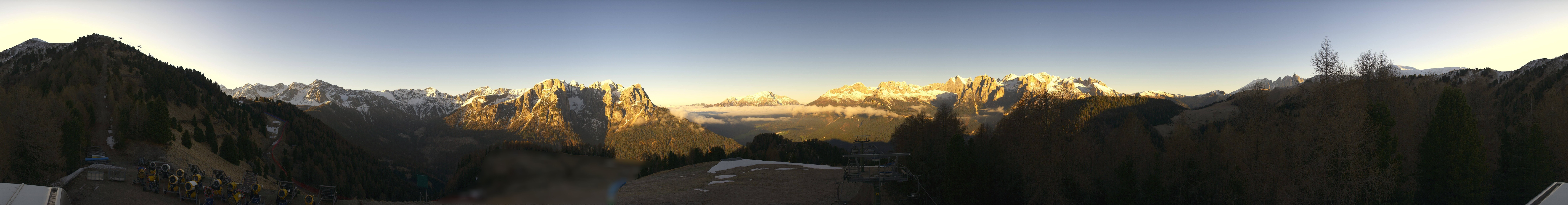 Archiv Foto Webcam Panorama Pozza di Fassa - Buffaure
