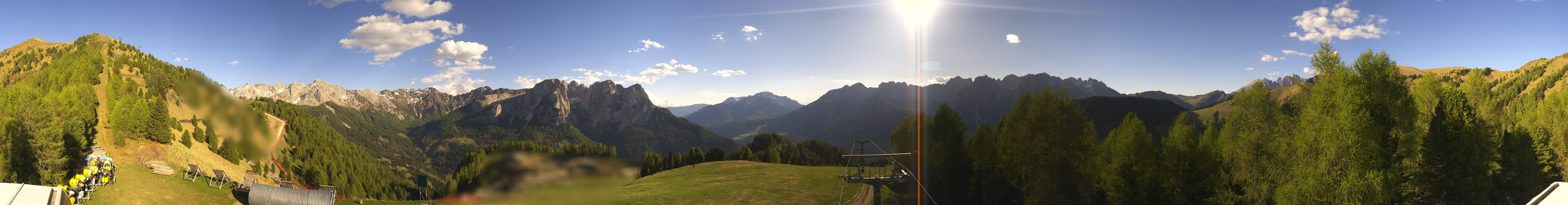 Archiv Foto Webcam Panorama Pozza di Fassa - Buffaure