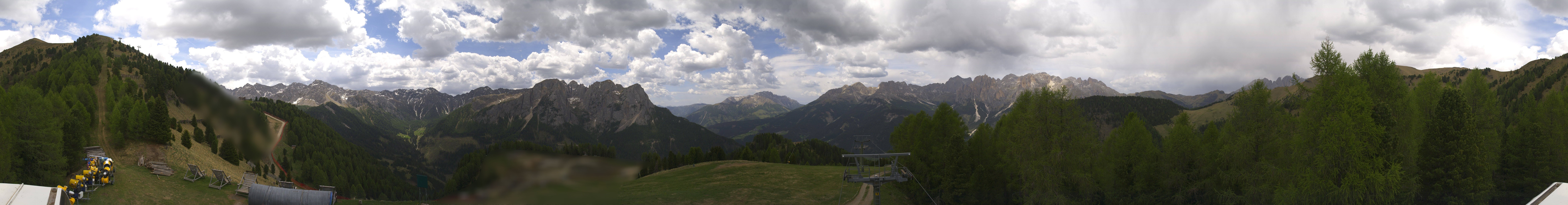 Archiv Foto Webcam Panorama Pozza di Fassa - Buffaure