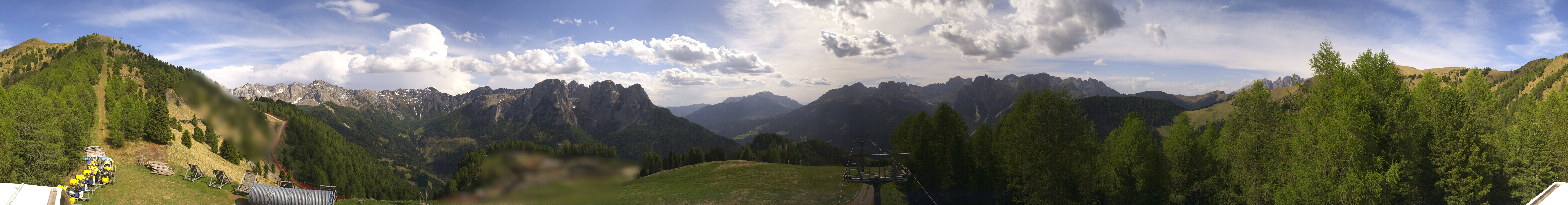 Archiv Foto Webcam Panorama Pozza di Fassa - Buffaure