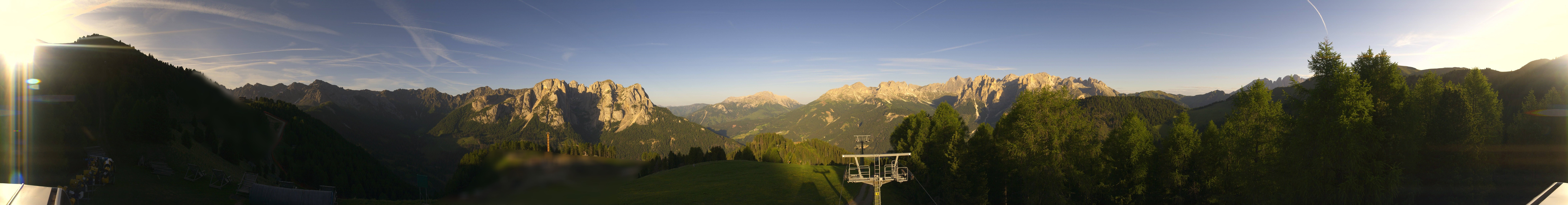 Archived image Webcam Dolomites Panorama - Pozza di Fassa