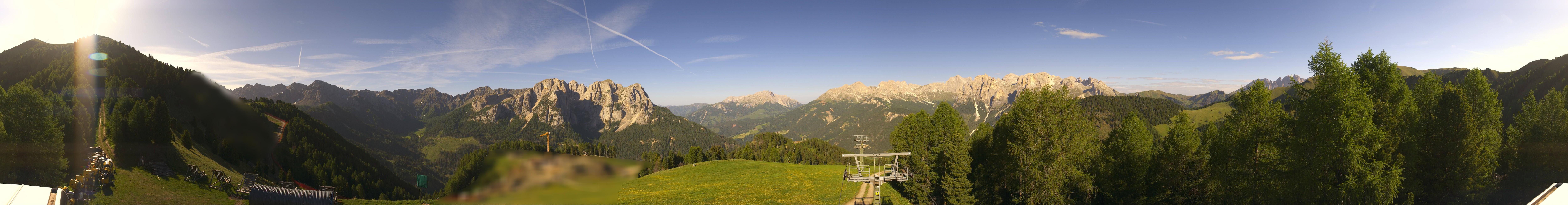 Archived image Webcam Dolomites Panorama - Pozza di Fassa