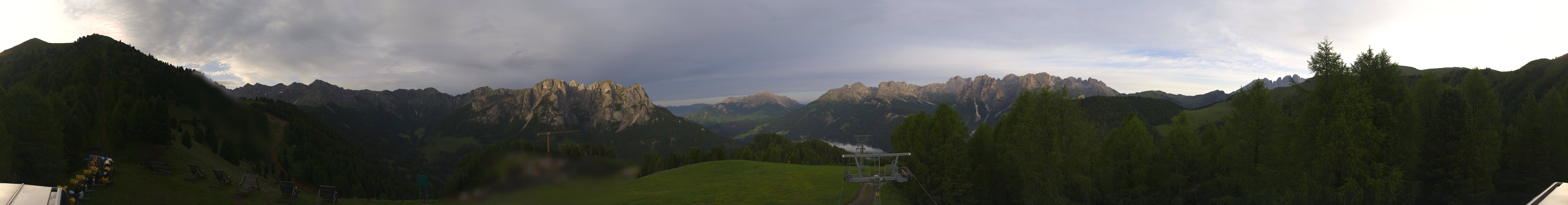 Archived image Webcam Dolomites Panorama - Pozza di Fassa