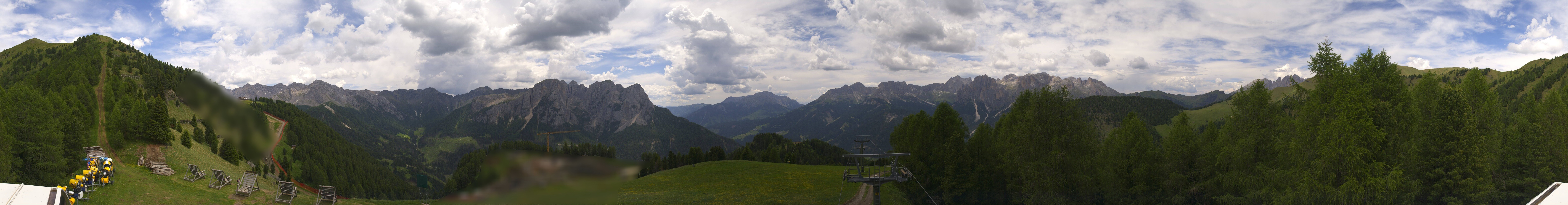 Archiv Foto Webcam Panorama Pozza di Fassa - Buffaure