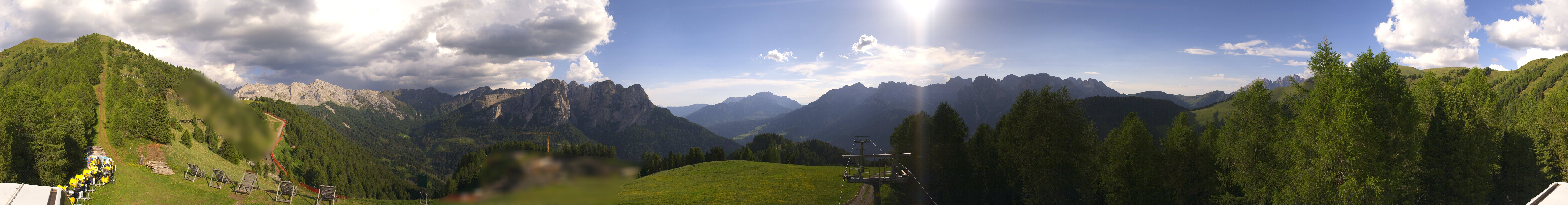 Archiv Foto Webcam Panorama Pozza di Fassa - Buffaure